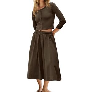 Skirt & Cardigan Set